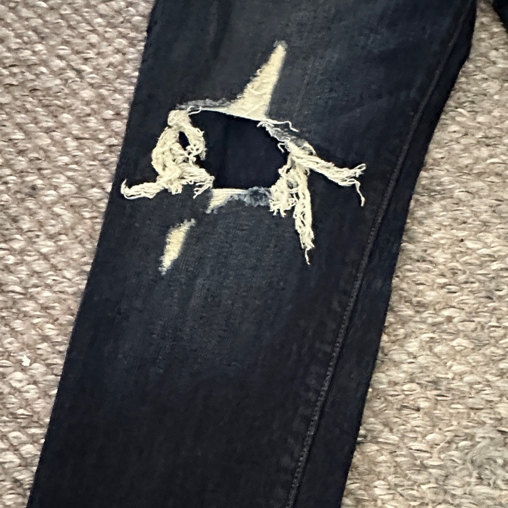GAP Blue Distressed Ripped Jeans - Picture 3 of 7
